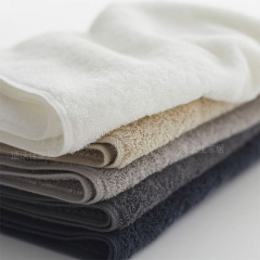 Muji MUJ pure cotton striped towel face towel bath towel solid color beach towel cotton absorbent fitness sweat towel