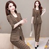 fashion temperament Occupation suit 2022 summer new pattern By age Western style Show thin Cover the belly Blazer Amazon