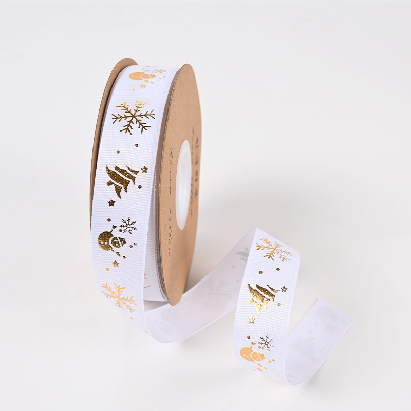 Material de ramo navideño de doble cara impresión en color bolsa kraft papel de flores caja de regalo papel de regalo de navidad