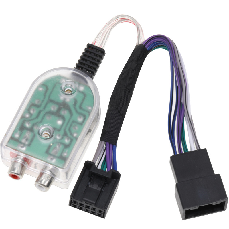 Suitable for Toyota Camry Radio 2018+ Added Subwoofer Amplifier High to Low Plug and Play Wiring Harness