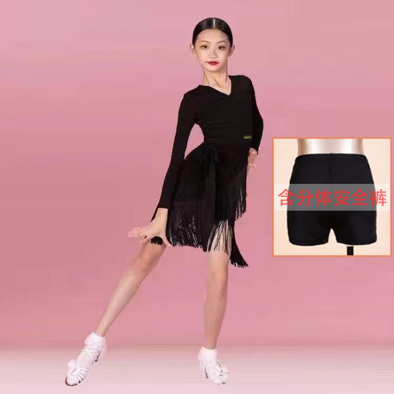 Niños trajes de baile latino vestido de baile de niñas vestidos de baile de baile de niños vestidos de baile latino de verano nueva fábrica