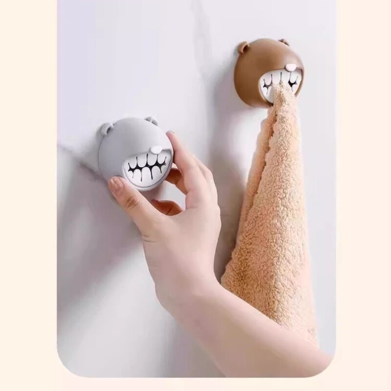 Towel Holder Creative Towel Rack No-Drill Kitchen Cloth Hanging Rod Mini Towel Rack Hand Towel Face Towel Hanger Towel Holder Creative Towel Rack No-Drill Kitchen Cloth Hanging Rod Mini Towel Rack Hand Towel Face Towel Hanger