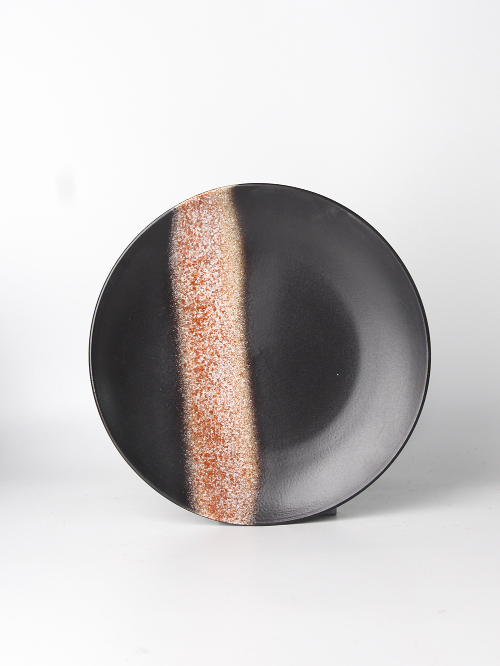 Placa plana redonda de cerámica fresca Placa de filete occidental Placa de pasta Placa de ensalada de fruta Placa de postre