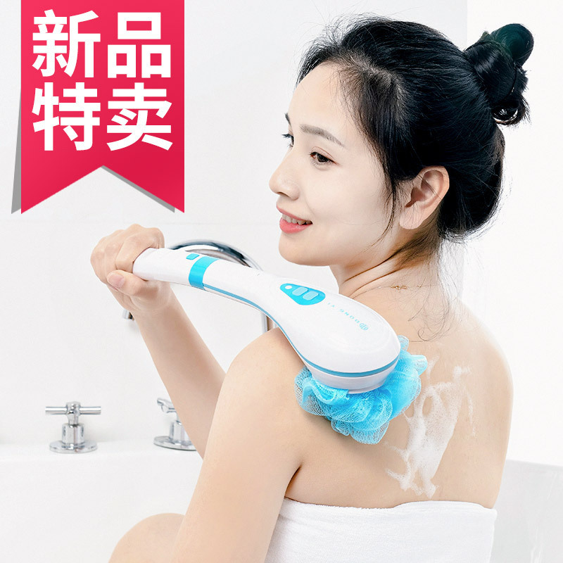 Popular Electric Bath Scrubber, Multifunctional Electric Bath Brush, Foot Scrubber, Facial Cleanser, Long-Handled Massage Back Scrubber, Bath Brush Popular Electric Bath Scrubber, Multifunctional Electric Bath Brush, Foot Scrubber, Facial Cleanser, Long-Handled Massage Back Scrubber, Bath Brush