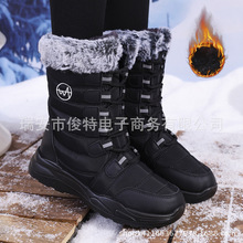 2025新款雪地靴女高帮棉鞋新款户外防水棉鞋保暖加绒加厚大码棉靴