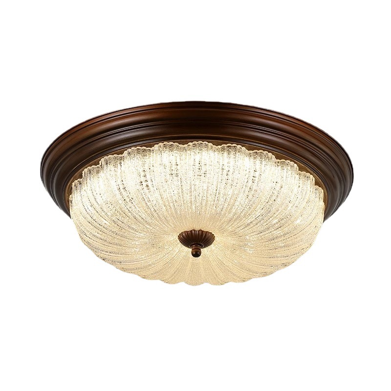 Lámpara de techo americana retro campo nuevo estilo chino dormitorio lámpara de habitación 2025 nuevo portal estudio lámpara de protección de ojos