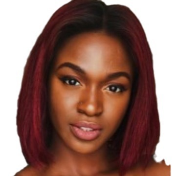 Cruzadas de Europa y América del partido peluca degradado pelo corto recto Bobo teñido peluca femenina peluca Cosplay realista