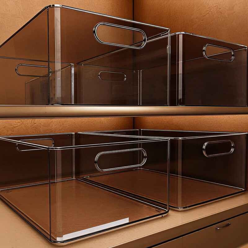 Desktop Storage Box Plastic Storage Box Cosmetics Snack Storage Box Household Acrylic Organizer Box Factory Direct Sale Desktop Storage Box Plastic Storage Box Cosmetics Snack Storage Box Household Acrylic Organizer Box Factory Direct Sale