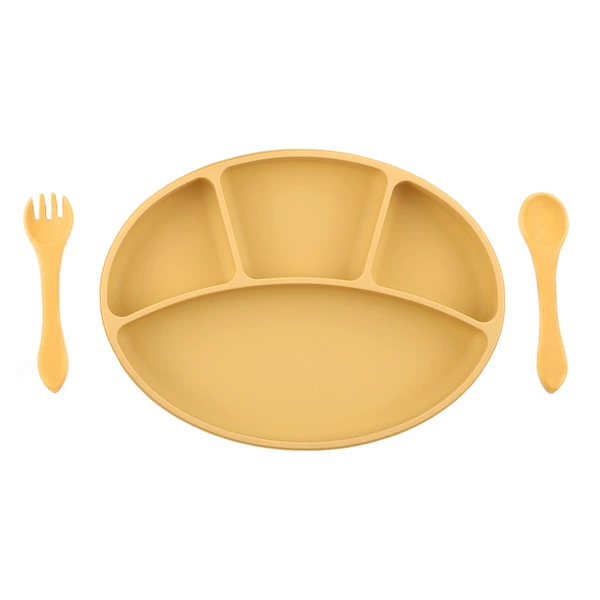 Set, dinner plate, fork, spoon, 3 pieces