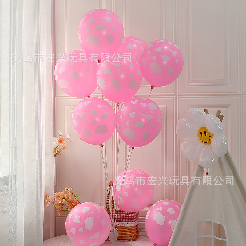 12 -inch dot balloon animal balloon balloon dairy cow wedding…