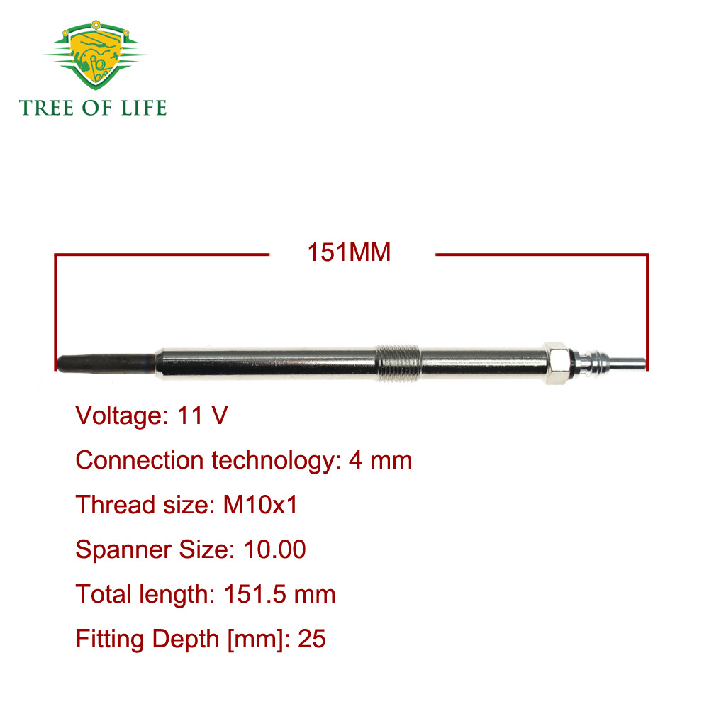 7700103674,8200012099,8200445627 is suitable for Renault preheating plugs