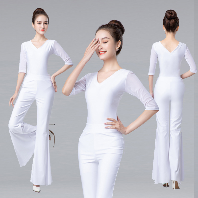 Nylon white shape clothes dance dance clothing model model ballet…