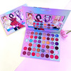 Cute matte multicoloured nail sequins, eyeshadow palette, makeup primer, suitable for import, set, 48 colors