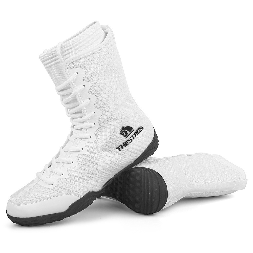 Sports shoes for wrestling for men and women, boxing breathable footwear