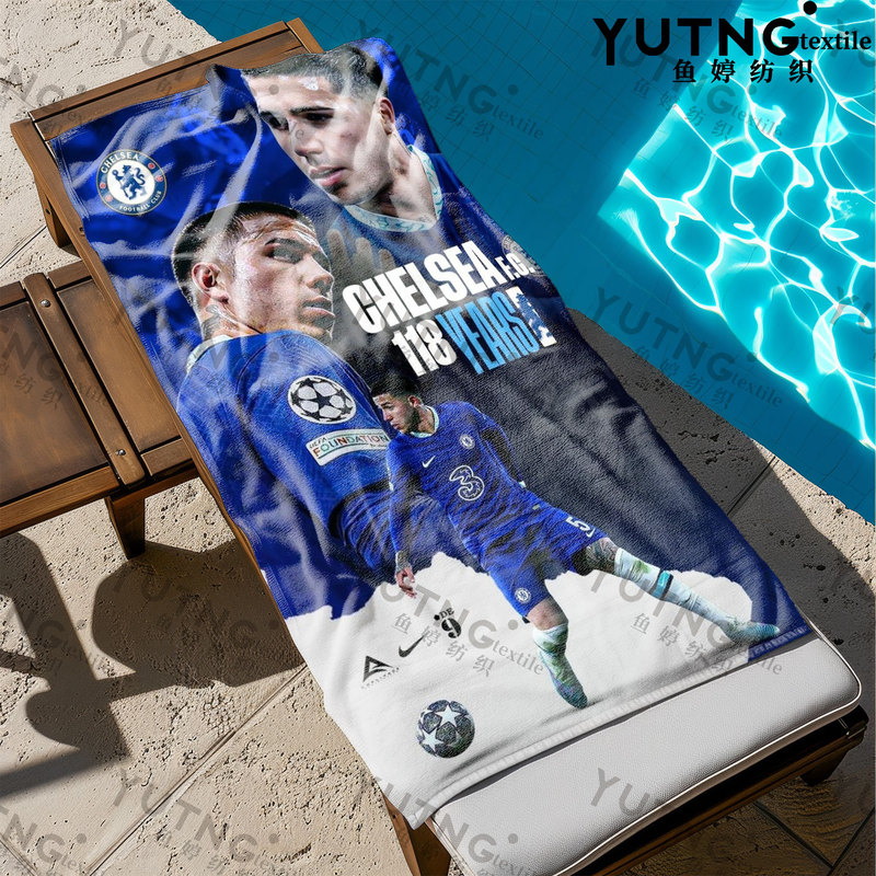 Cross-Border Supply Chelsea Beach Towel, Star-Themed Bath Towel, Ultra-Fine Fiber Quick-Dry Absorbent Swimming Towel Cross-Border Supply Chelsea Beach Towel, Star-Themed Bath Towel, Ultra-Fine Fiber Quick-Dry Absorbent Swimming Towel