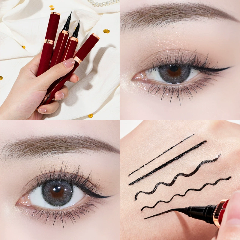 Eye pencil, waterproof liner, quick dry brush, long-term effect, no smudge