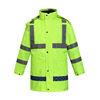 Street split down jacket, retroreflective raincoat for adults electric battery, set, increased thickness, wholesale