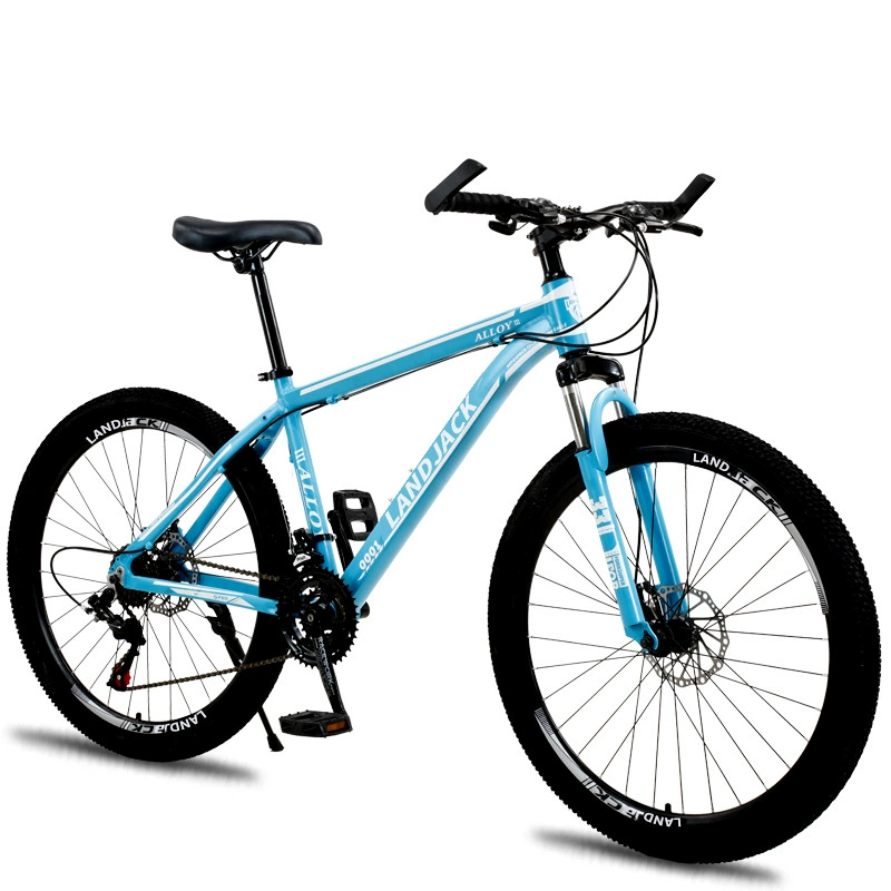 Shock-absorbing metal mountain mountain bike