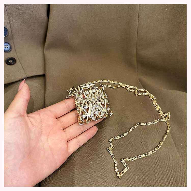Mini Decorative Simple 2023 Spring/Summer New Fashion Banquet One Shoulder Chain Bag_voghion.com