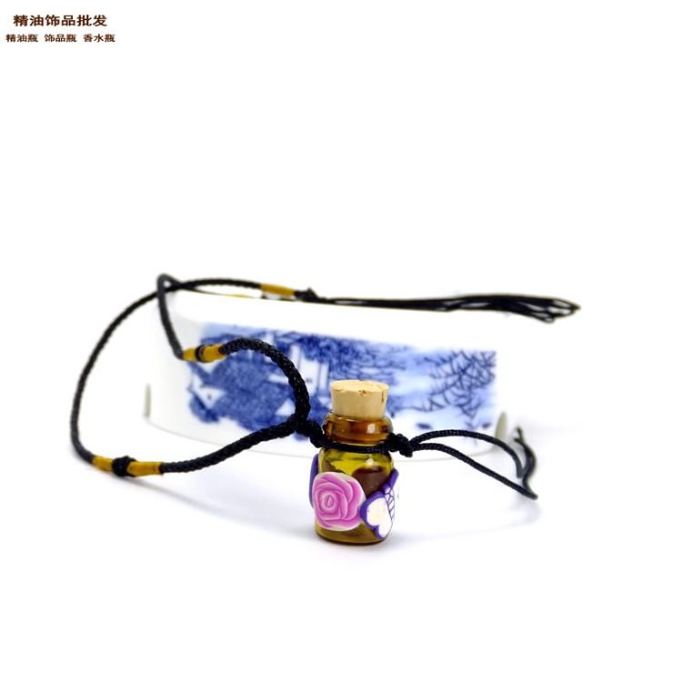 精油饰品网半包软陶瓶黑色简易牛筋绳项链05.jpg