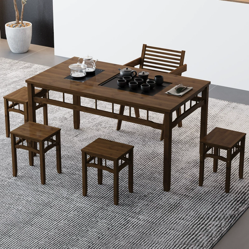 Новый китайский чайный стол, чайный стол и стулья, сочетание простой небольшой чайный стол, столик, гостиная