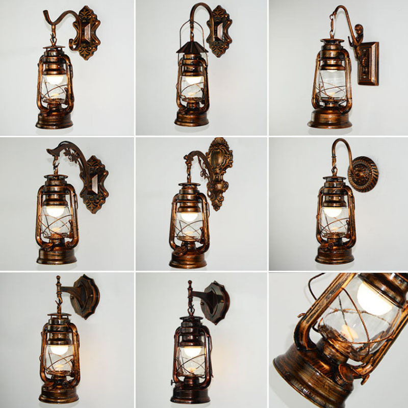Bar Restaurant Kerosene Lamp Interior Decoration Corridor Staircase Lantern Coffee Shop Creative Retro Industrial Style Wall Lamp Bar Restaurant Kerosene Lamp Interior Decoration Corridor Staircase Lantern Coffee Shop Creative Retro Industrial Style Wall Lamp