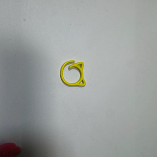 New Wool Knitting Crochet Marker Buckle Colorful Zinc Alloy Open Cat Ear Metal Marker Ring Spiral Cat Buckle