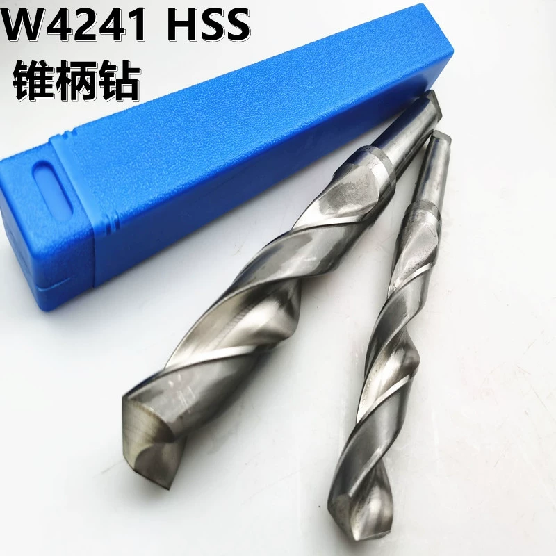 Сверло с коническим хвостовиком W4241 быстрорежущее стальное спиральное сверло с коническим хвостовиком HSS серебристо-белое Коническое сверло 10-70 мм в наличии Производитель