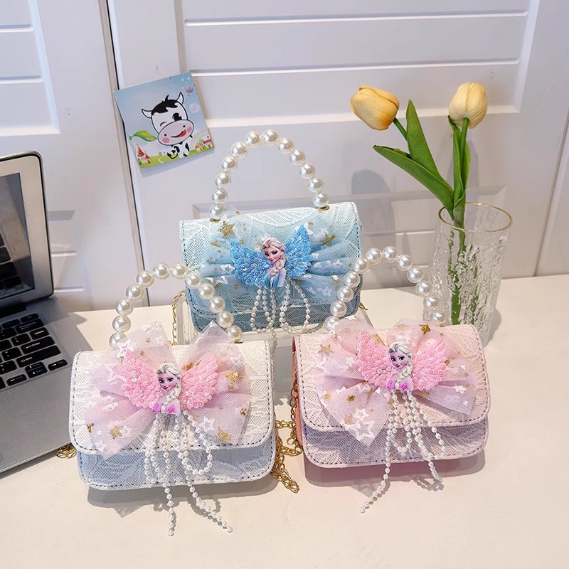 Bolsos para niños accesorios de perlas bolsos de hombro para niñas bolsos de mochila para niños bolsos accesorios para bebés rojos bolsos de cambio