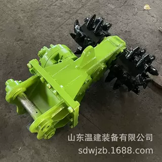 挖掘机横向铣挖机 液压双鼓铣刨机 隧道掘进边坡整形路面铣刨属具