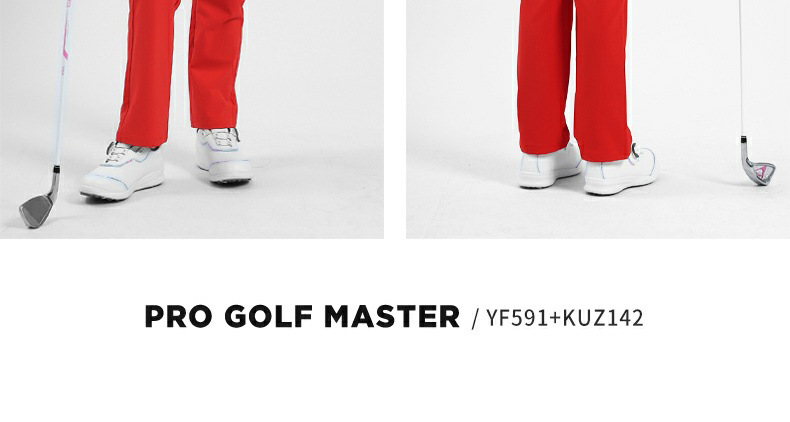 Quần dài golf thể thao bé gái co giãn thắt lưng chống gió — KUZ142-màu trắng, KUZ142-màu xanh hải quân, KUZ142-màu đỏ chi tiết 12