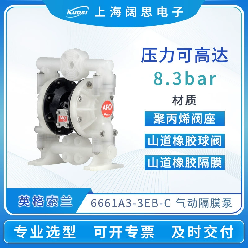 [Мембранный насос] Пневматический мембранный насос Ingersoll Rand неметаллический пневматический насос ARO 6661A3-3EB-C