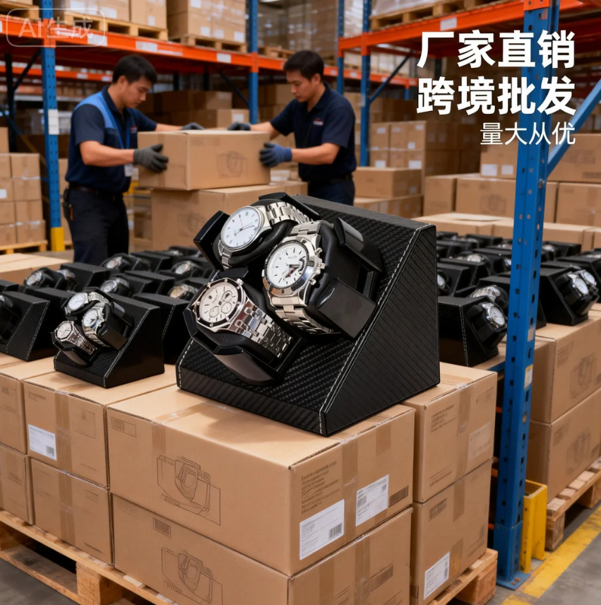 [Live Broadcast Room No. 2] Fully Automatic Watch Winder Mechanical Watch Winding 3-Digit Watch Winder Watch Display and Storage