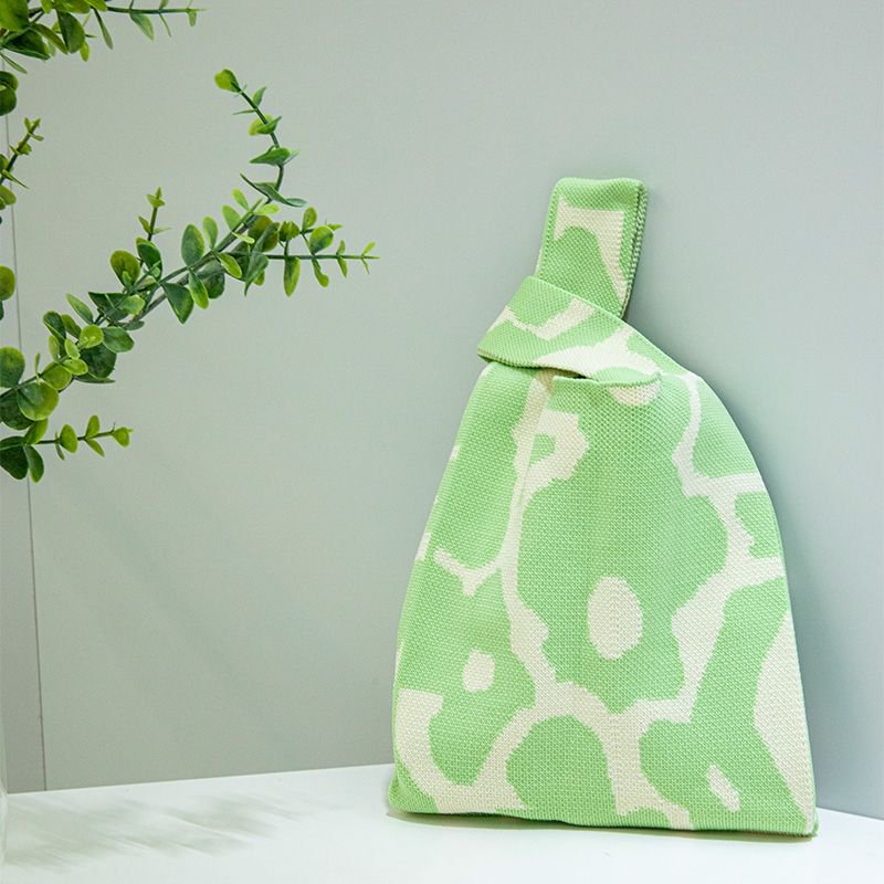 新款户外百搭针织托特包网红手办包包手机收纳包包ins女士手提包