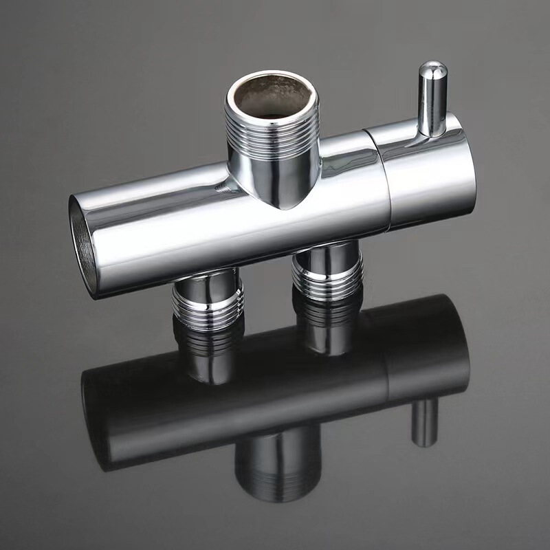 Foreign trade Southeast Asia shower top spray wall type two-speed water separator button switch water outlet shunt 4/6 points Foreign trade Southeast Asia shower top spray wall type two-speed water separator button switch water outlet shunt 4/6 points