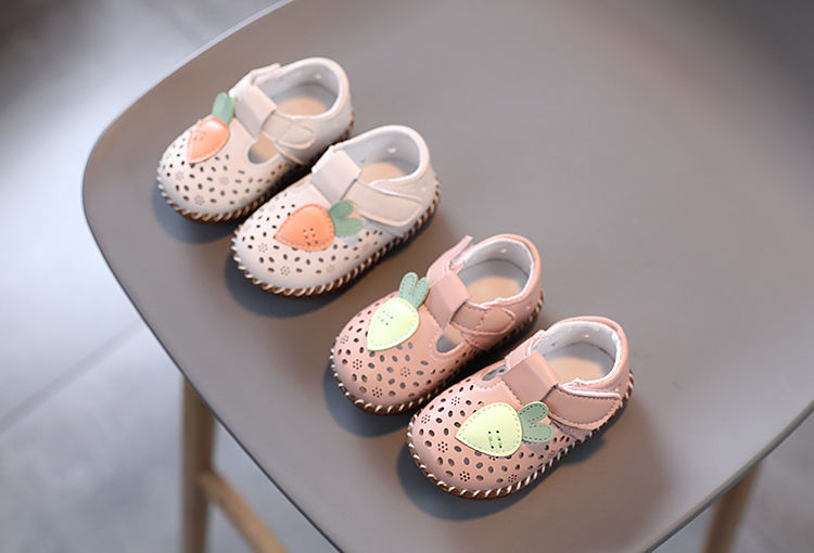 Sandalen für Mädchen, Sommer, 6–12 Monate, atmungsaktiv, Prinzessinnen-Design, weiche Sohle, rutschfest, Leder, 0–1 Jahr, 2 Lauflernschuhe_voghion.com