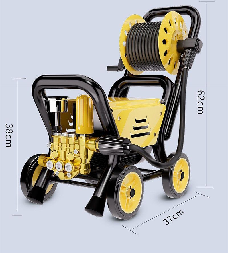 Car Washing Machine 220V High-Pressure Household High-Power New Model Water Gun for Cleaning Floors and Washing Cars with Pressure Booster Pump
