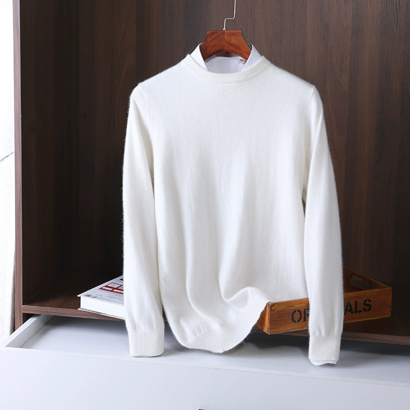 Узоры вязаный oversized свитер, плотный круглый воротник, удобная ткань, стиль отдыха, размеры S–XXXL