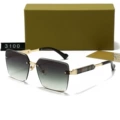 Gold Frame Green Lens