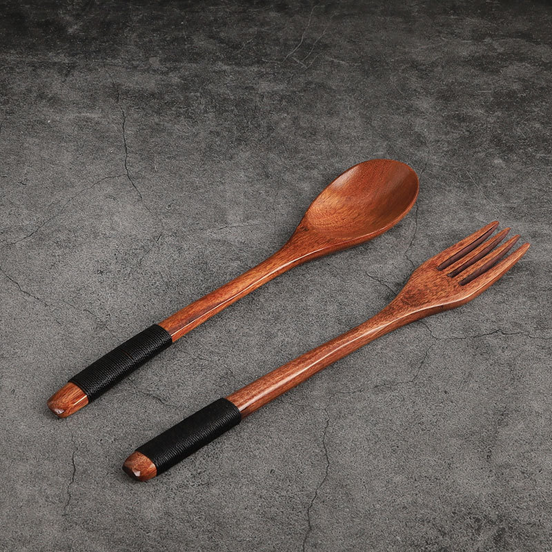 Suministro directo de fábrica cuchara de bobinado, cuchara de madera de mango largo cuchara de madera anti-escaldado cuchara en stock al por mayor