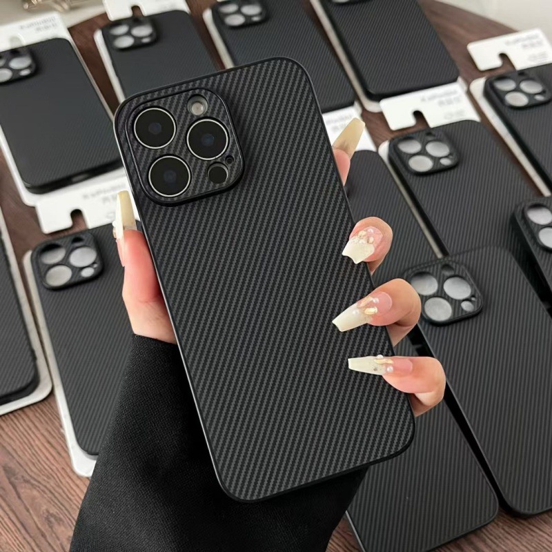 Carbon Fiber Leather Case For Huawei Honor Mate 80 Pro Nova 15_voghion.com