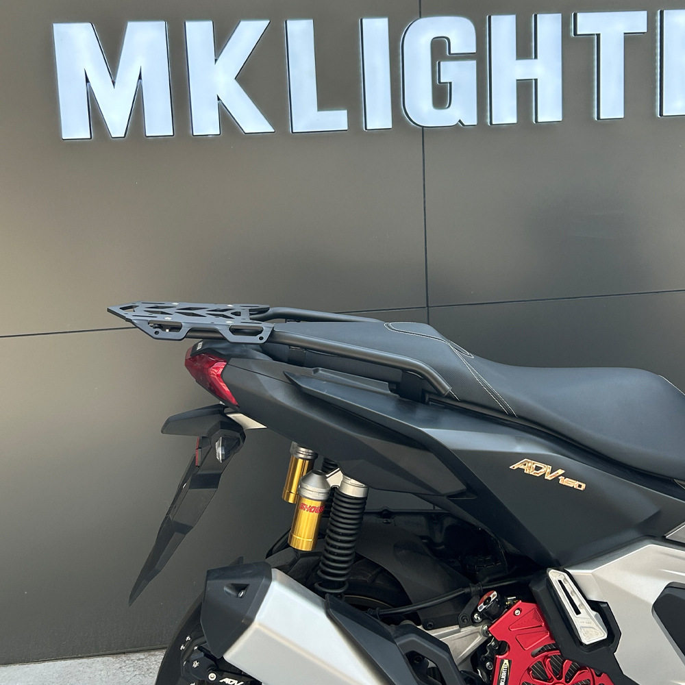 Suitable for 22-26 Models of Honda Adv160 Motorcycle Carbon Steel Rear Rack Tail Box Bracket Luggage Rack Modification Accessories