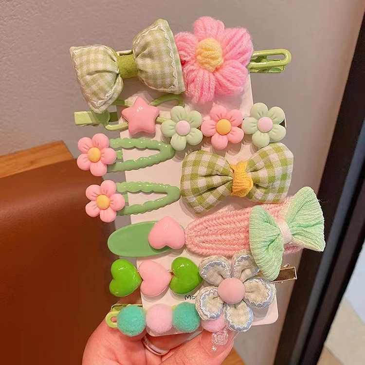 Tocado de horquilla para niños clip de flequillo para niñas clip lindo para niñas 2023 Nuevo bebé pequeño clip de horquilla accesorios para el cabello