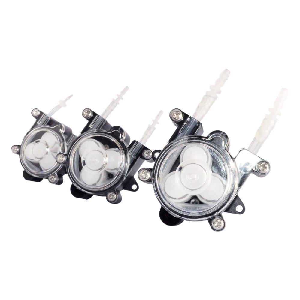 Титрационный насос/перистальтический насос аквариумная лаборатория миниатюрный перистальтический насос шланговый насос 6 В 65-150 мл/мин