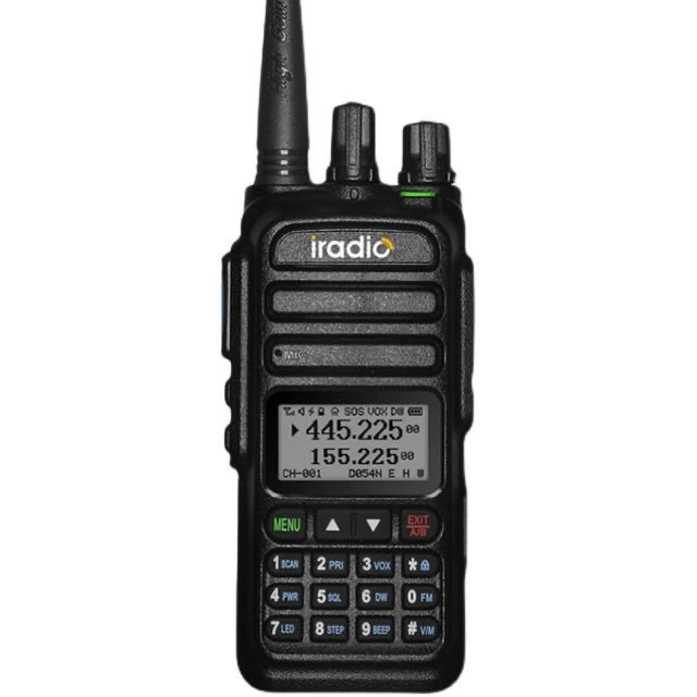 IRADIO Edio UV-83 однокнопочная переход между диапазонами, UV двухдиапазонная радиостанция, имитация мобильного телефона, для автопутешествий