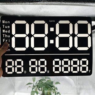 Processing PC acrylic digital display lens PET digital tube surface sticker clock electronic scale sticker