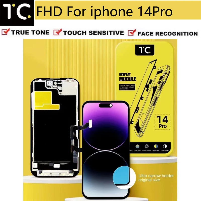TC INCELL para iPhone 13 14 15 Pro Max LCD Asamblea de Pantalla de Teléfono Móvil