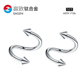 其他穿刺饰品;耳钉