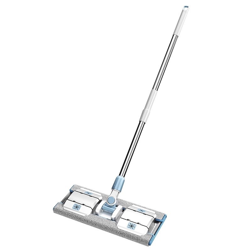 Trapeador intercambiable sin lavado a mano, perezoso doméstico, un trapeador limpio, seco y húmedo, trapeador de piso plano, pin de trapeador de fábrica