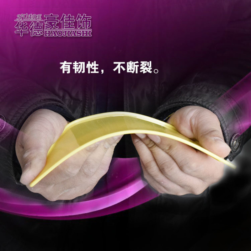 Papel pintado raspador herramientas de papel pintado espesar plástico triángulo pintura ABS nuevo material Huade cabello recto